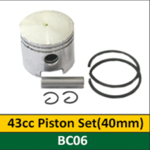 43CC Piston Set 40 MM